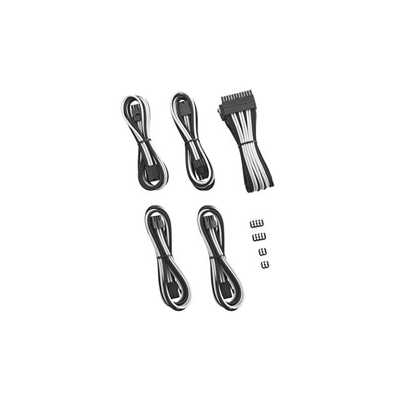 CableMod 8+8 Series Pro ModFlex Sleeved Cable Extension Kit (Black