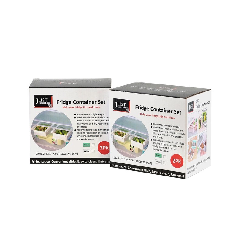 GEEZY Fridge Storage Organiser Retractable Fridge Drawer Under shelf Space