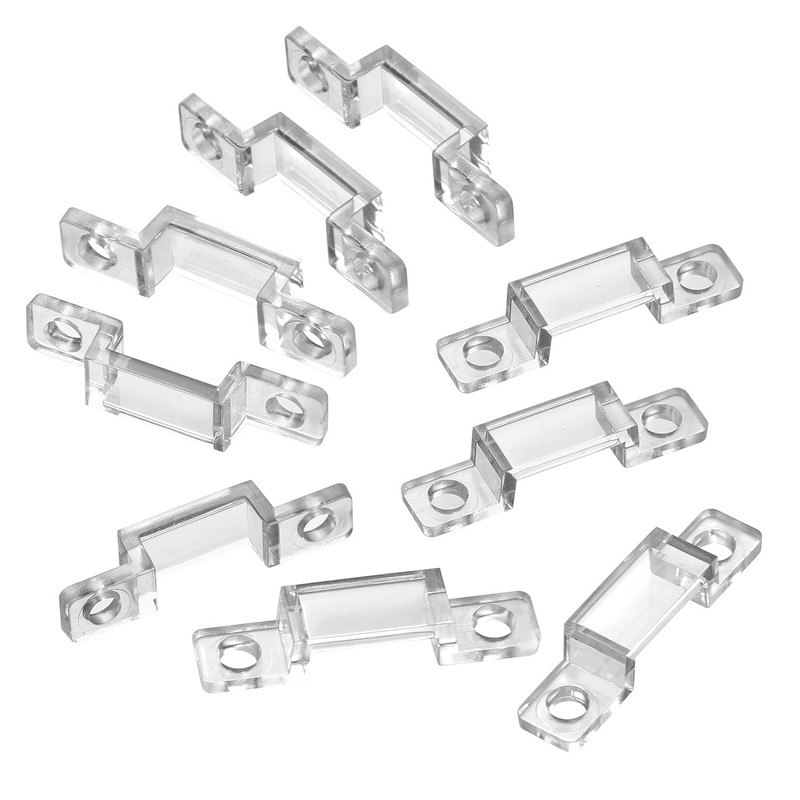 MMSD 100 Pack LED Strip Light Mounting Brackets Strip Light