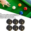 POENVFPO Pack of 6 14 mm Billiard Cue Tips, Professional
