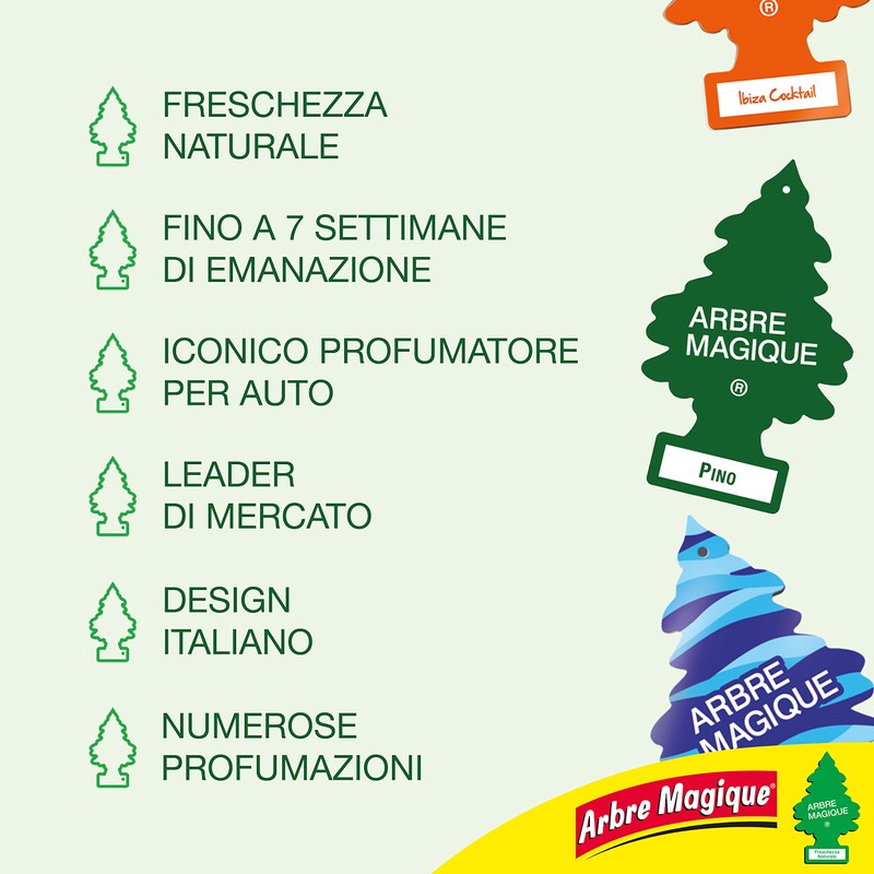 Arbre Magique Mono Car Air Freshener Variety Pack