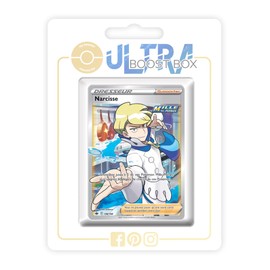 my-booster SWSH06-FR24-UB-198 Narcisse (Narcisse) 198/198 Fluent Attack Full Art Trainer, Ultraboost X Epée et Bouclier 6 Règne de Glace, Box of 10 French Pokémon Cards