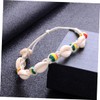 SAFIGLE Boho Wood Beads Anklet Shell Ankle Chain Knitted Fashion