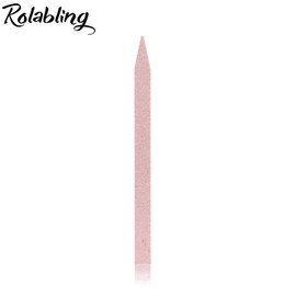 Rolabling Nail Art File Nail Buffer Manicure&Pedicure Tools Nail Pumice Stone Cuticle Pusher Nail Tools Strong Finger Nail File Coarse Nail File for Home and Salon Use(Size 2)