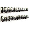 Silver Mirror Metallic Chrome Square Press-On Nails - 24 Pieces