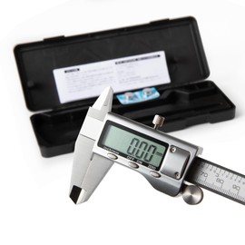 SCITOOLS All-Metal Digital Caliper 0-6" Measuring Tool, Micrometer Caliper with Auto-Off Feature, Interchangeable Between inches and millimeters for DIY/Household and 3D Printing