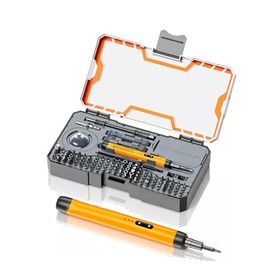 ele ELEOPTION 120-in-1 Magnetic Bits Electric Screwdriver Precision Screwdriver Set Magnetic Storage 5 Torque Settings Repair Tool Kit for PC RC