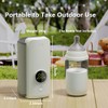 Portable Bottle Warmer for Travel, Rapid Warming with Battery-Powered Temperature