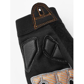 Hestra Unisex Bike Guard Jr. Short 5-Finger Mountain Bike and Cycling Glove for Juniors, Black, 3