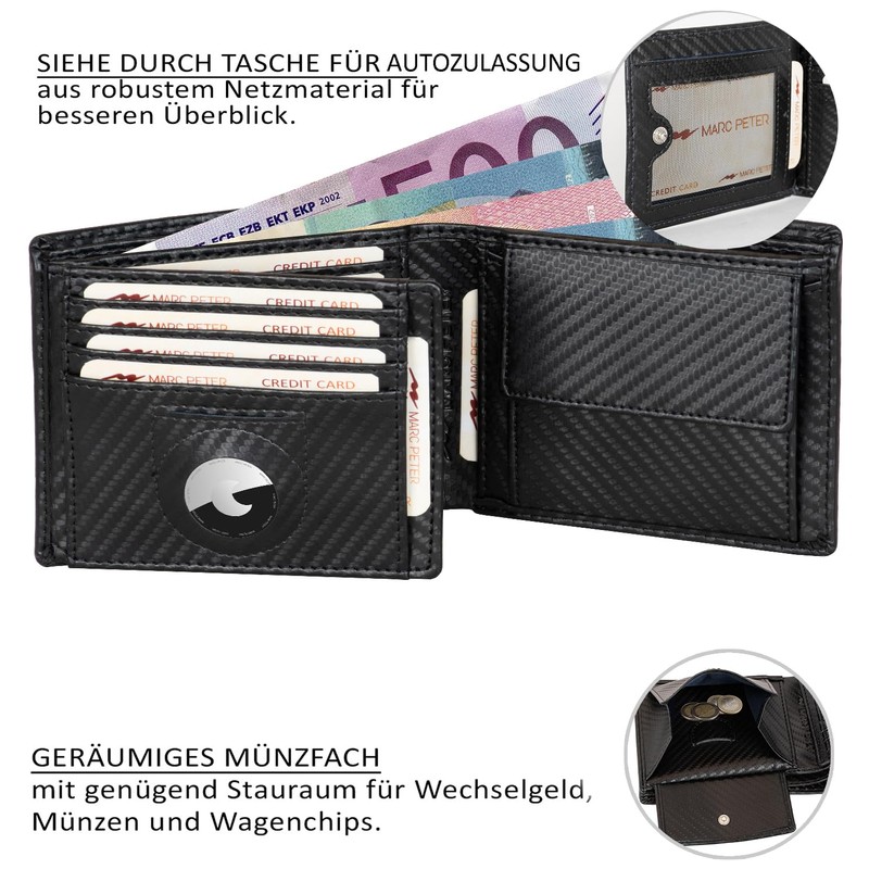 Marc Peter® Oslo Men's Leather Wallet with RFID Protection I