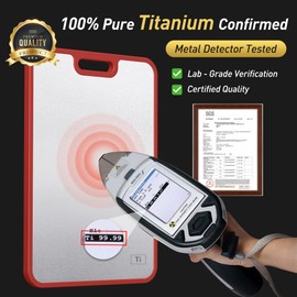 2 in 1 Pure Titanium Cutting Boards for Kitchen Chopping Board Butcher Block Kitchen Gadgets Seller 2025 First Apartment Essentials New Home Must Haves Things Stuff House Decor Housewarming Gifts