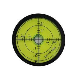 XMLEI Universal horizontal bubble high-precision aluminum alloy ultra-thin household small compass level leveler level bead (60mm), Green, m4530