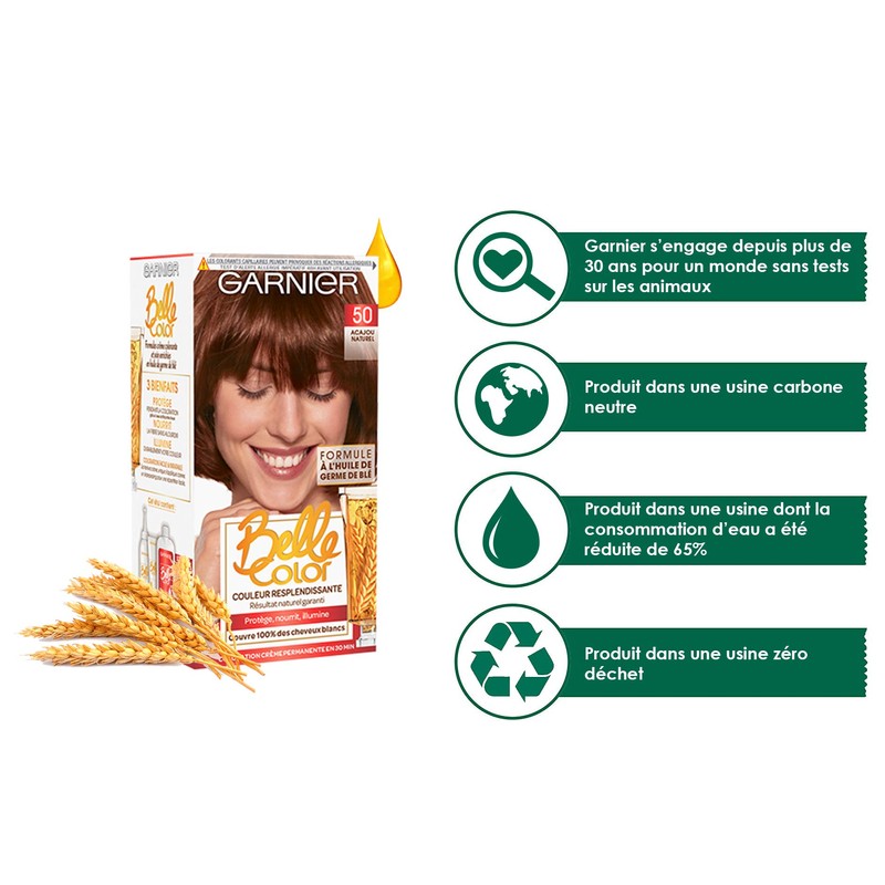 Garnier - Belle Color - Mahogany Permanent Hair Colour -