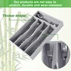 Greenual Gray Silverware Organizer 10 In Utensil Organizer Silverware Tray