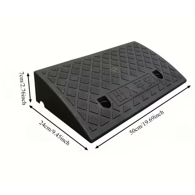 Portable Threshold Ramp for Wheelchairs, Scooters, Cars & Pets -
