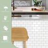 10-Sheet Thick Peel and Stick Kitchen Backsplash Tiles,3D Subway Waterproof