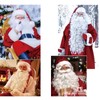 LEKTIST Santa Hats and Beard Christmas Decorations, Santa Beard and