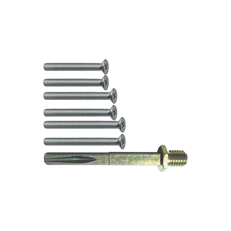 Solido Mounting Set for Interchangeable Fittings, Door Thickness 55-65 mm,