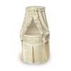 Badger Basket Empress Canopy Bassinet - Round Rocking Baby Cradle