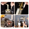 2 Pack Pasta Strainer with Handle Pasta Basket Spider Mesh