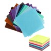 60 Pcs Coloured Felt Fabric Sheets, Assorted Polyester Soft Thick