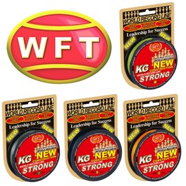 WFT KG Strong 300 m 0.22 mm 32 kg, Braided Line, Sea Line, Fishing Line, Colour: Green