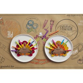 Mud Pie Turkey Crayon Holder, Red