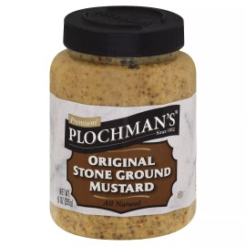 Plochmans Mustard Stone Ground Pet 9 oz (Pack Of 12)