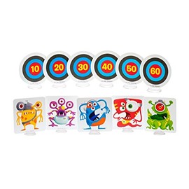 Zombie, Alien and Bullseye Targets for Nerf Guns - Skill Levels 1, 2 and 3! (Bullseyes - Skill Level 3)