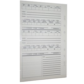 JCS Scuba Diving Log Book Refill Pages