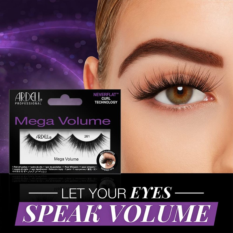 Ardell Mega Volume 261 False Lashes, 1 pair