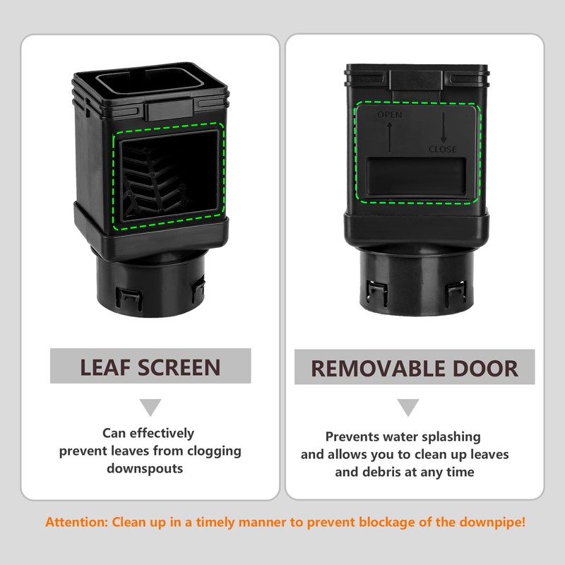 MARKBIT Downspout Filter, Downspout Leaf Filter, Gutter Downspout Guard, Downspout