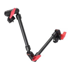 22in Adjustable Articulating Magic Arm 1/4 Screws with Ball Head, Flexible 360° Rotation Universal Camera Mount for LED Light/Microphone Video Rig/Smartphones/Monitors