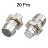 uxcell 20pcs 3mm LED Lamp Holder Light Bulb Socket Zinc