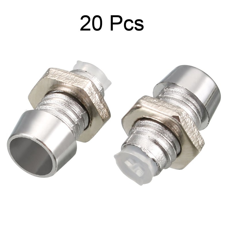 uxcell 20pcs 3mm LED Lamp Holder Light Bulb Socket Zinc