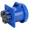 Waterproof Industrial Plug IP67 Compact Insulation 3 Cores Rubber Sealing