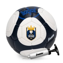 Franklin Sports NWSL Seattle Reign Soccer Ball - Kids Mini Size 1 - Skill + Training Soccer Ball for Kids + Adults - Great for Boys + Girls - Air Pump Included