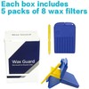 40pcs 1.5mm Starkey Wax Guard Filters New Packing Cleaning Tool