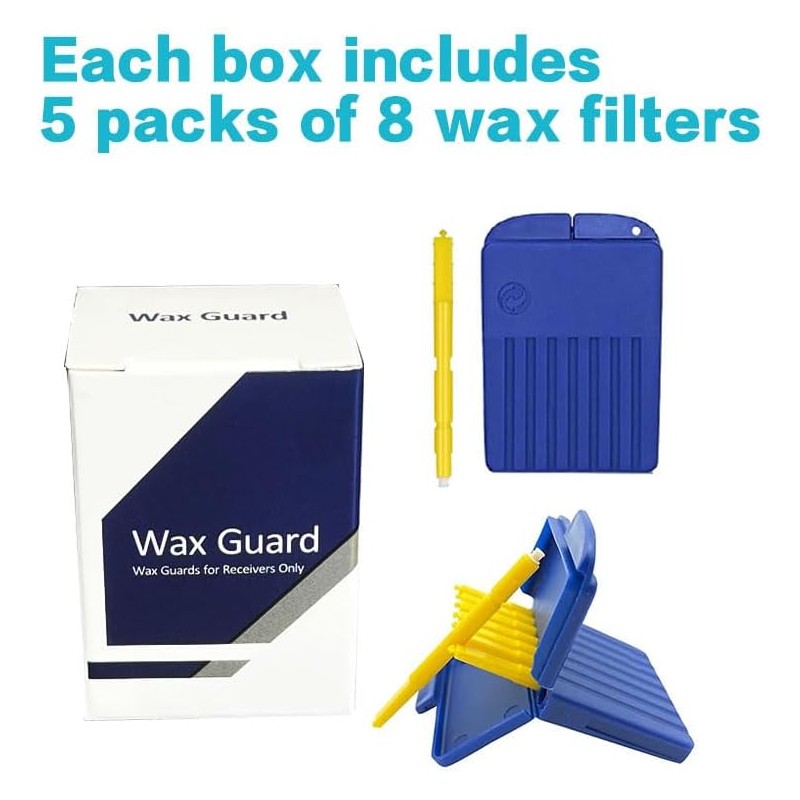 40pcs 1.5mm Starkey Wax Guard Filters New Packing Cleaning Tool