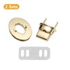 sourcing map 2Pcs Twist Turn Lock Clasp, 46 x 35mm