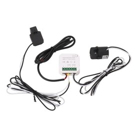 Smart 2 Way WiFi Energy Meter Bilateral KWh Power Consumption Monitor 90‑250VAC with 2 80A CT for Tuya App for ZigBee