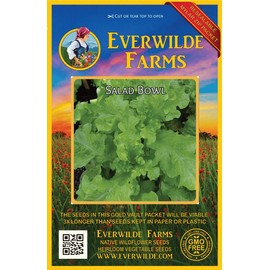 Everwilde Farms - 1 Oz Salad Bowl Lettuce Seeds - Gold Vault