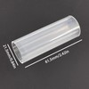 GORBUS 18650 to 21700 Battery Adapter Sleeve, Clear Insulating Converter