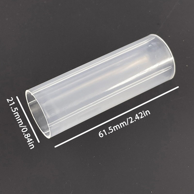 GORBUS 18650 to 21700 Battery Adapter Sleeve, Clear Insulating Converter