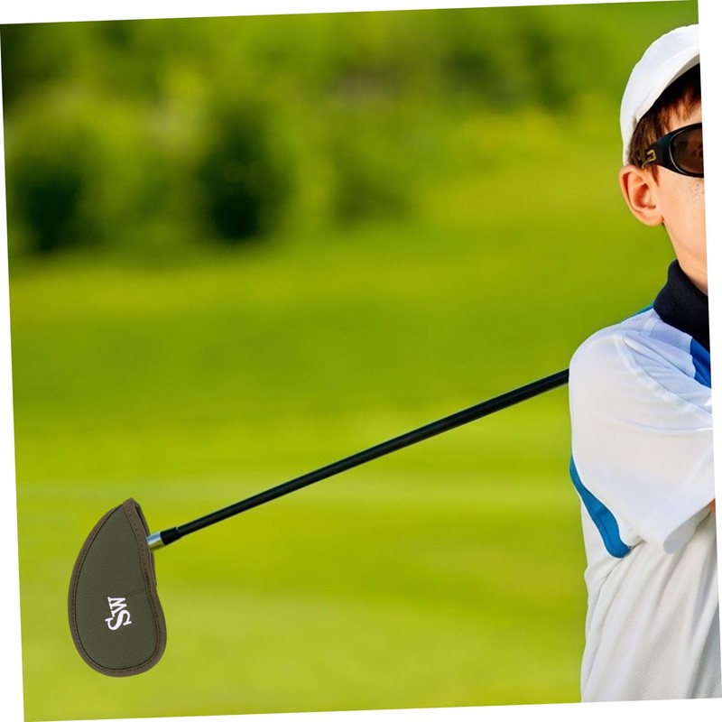 SUPVOX 12pcs PU Fake Leather Golf Iron Head Covers Reusable