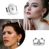 Lusofie 12Pcs Earring Backs Butterfly Earring Backs, 925 Sterling Silver