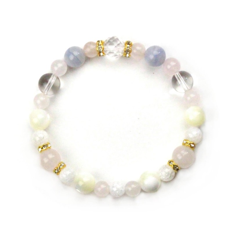 Happy Bomb Birthstone Combination Power Stone Bracelet Natural Blue Lace