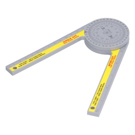Walfront Miter Saw Protractor Portable 360 Degree Plastic Pusher Angle Finder 3D Building Angle Ruler Tool for Carpenters Plumbers, Gauges