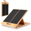 StrongTek 13” Wide Portable Wooden Slant Board, 5-Level Incline (15°-35°),