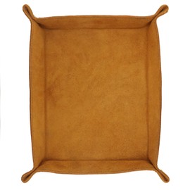 Londo - Genuine Leather Tray Organizer - Practical Storage Box for Wallets, Watches, Keys, Coins, Cell Phones and Office Equipment